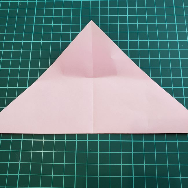 折り紙の花 簡単に一枚で桜をつくる作り方折り方(6)