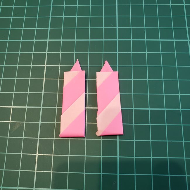 折り紙 ハッピーバースデーケーキの折り方作り方④ロウソク(3)
