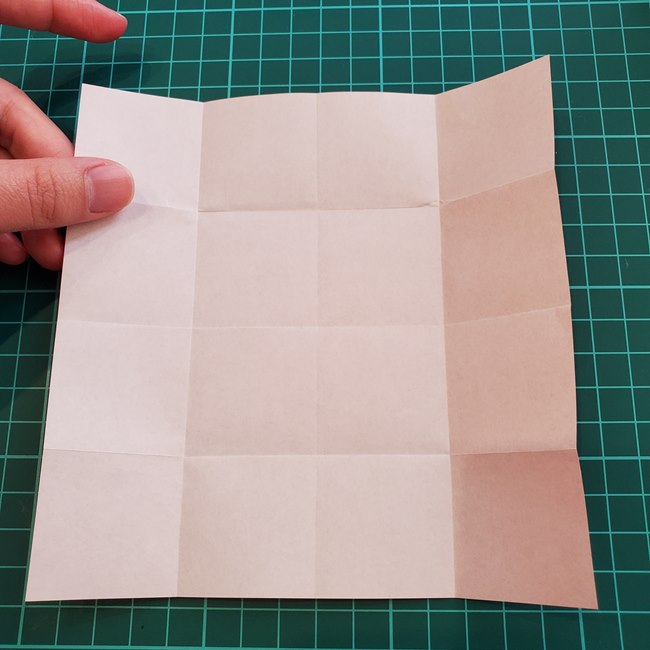 ジバニャンの折り紙 全身で体までの折り方作り方①顔(8)