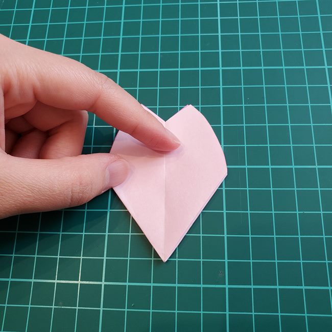 折り紙の花 簡単に一枚で桜をつくる作り方折り方(22)