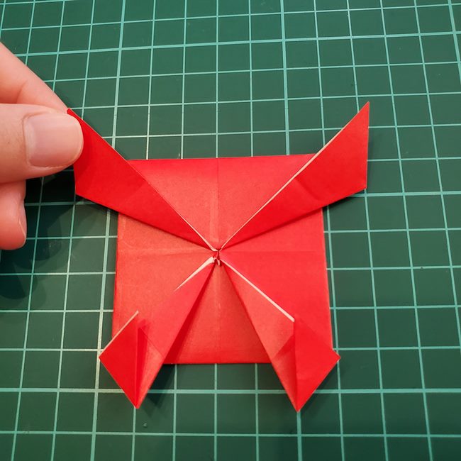 ジバニャンの折り紙 全身で体までの折り方作り方②体(14)