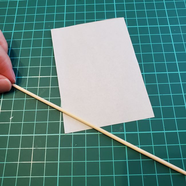 いちごの折り紙 立体的でも簡単な作り方折り方②へた(13)