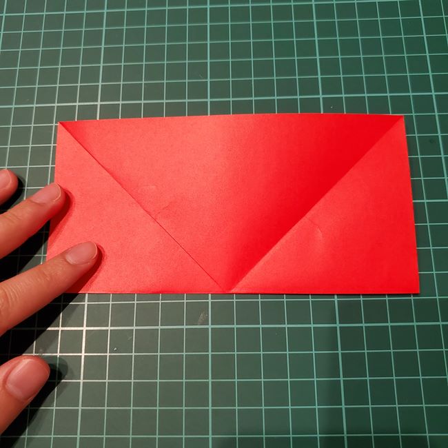 折り紙の花 簡単に一枚で立体的につくる作り方折り方(6)
