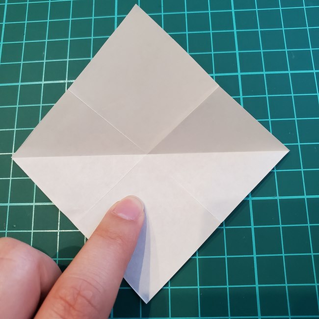 いちごの花の折り紙の折り方は簡単♪作り方(7)