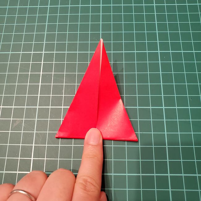 折り紙の花 簡単に一枚で立体的につくる作り方折り方(25)