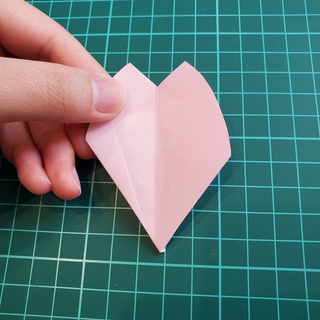 折り紙の花 簡単に一枚で桜をつくる作り方折り方(24)