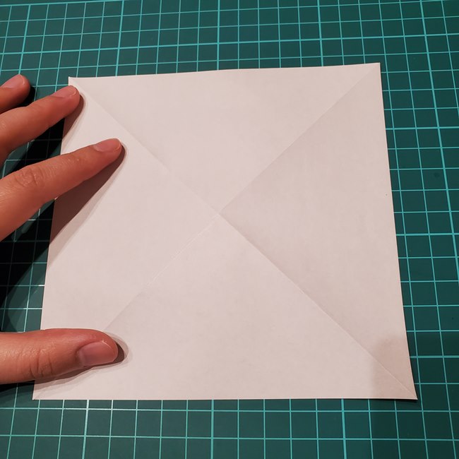 折り紙の花 簡単に一枚で立体的につくる作り方折り方(5)