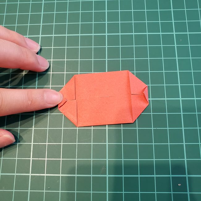 折り紙 ハッピーバースデーケーキの折り方作り方③プレート(6)