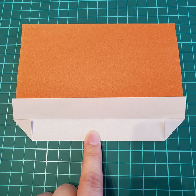 折り紙 ハッピーバースデーケーキの折り方作り方①ケーキ(7)