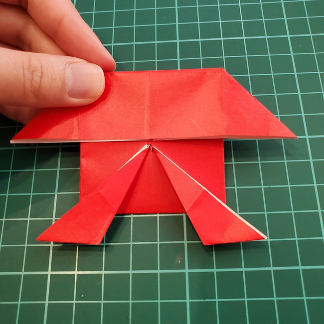 ジバニャンの折り紙 全身で体までの折り方作り方②体(11)