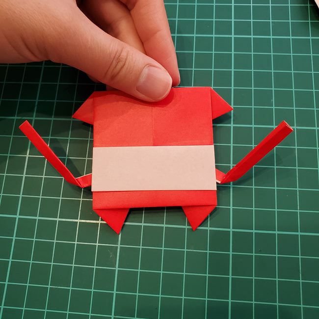 ジバニャンの折り紙 全身で体までの折り方作り方④完成(7)