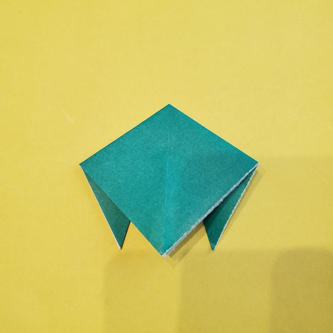 いちごのへたの折り紙｜簡単な折り方作り方(7)