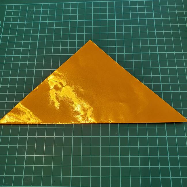 妖怪ウォッチの折り紙 ゴルニャンの折り方作り方(2)
