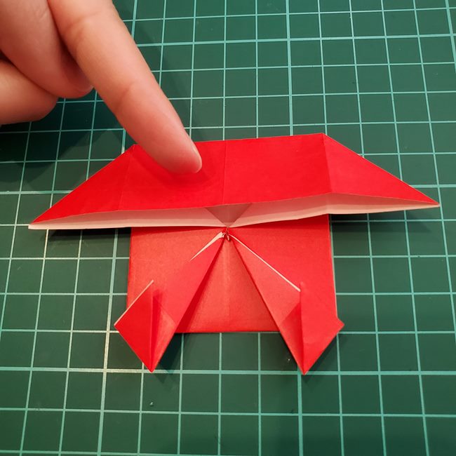 ジバニャンの折り紙 全身で体までの折り方作り方②体(13)