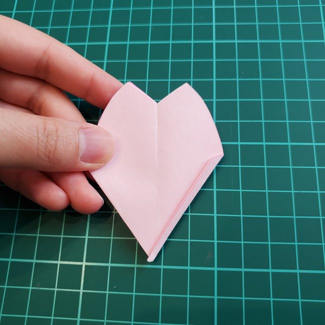 折り紙の花 簡単に一枚で桜をつくる作り方折り方(23)