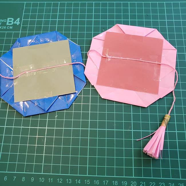 七夕飾りの折り紙 かわいいし簡単な吊るし飾りの作り方④完成(4)