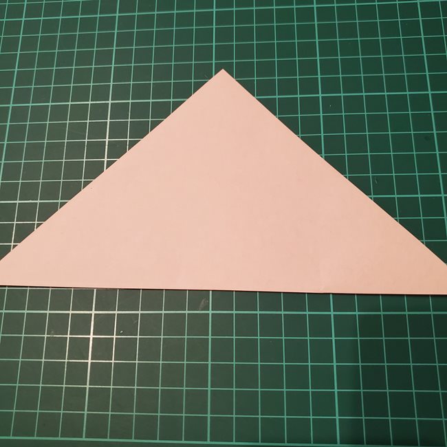 折り紙の花 簡単に一枚で立体的につくる作り方折り方(2)