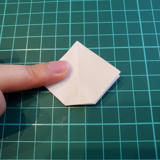 いちごの花の折り紙の折り方は簡単♪作り方(16)