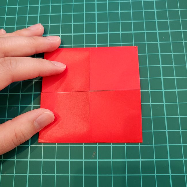 ジバニャンの折り紙 全身で体までの折り方作り方①顔(7)