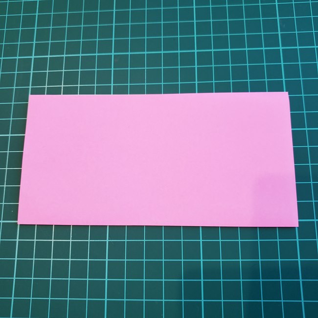 折り紙の花 簡単一枚のチューリップの作り方折り方(2)