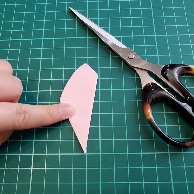 折り紙の花 簡単に一枚で桜をつくる作り方折り方(14)