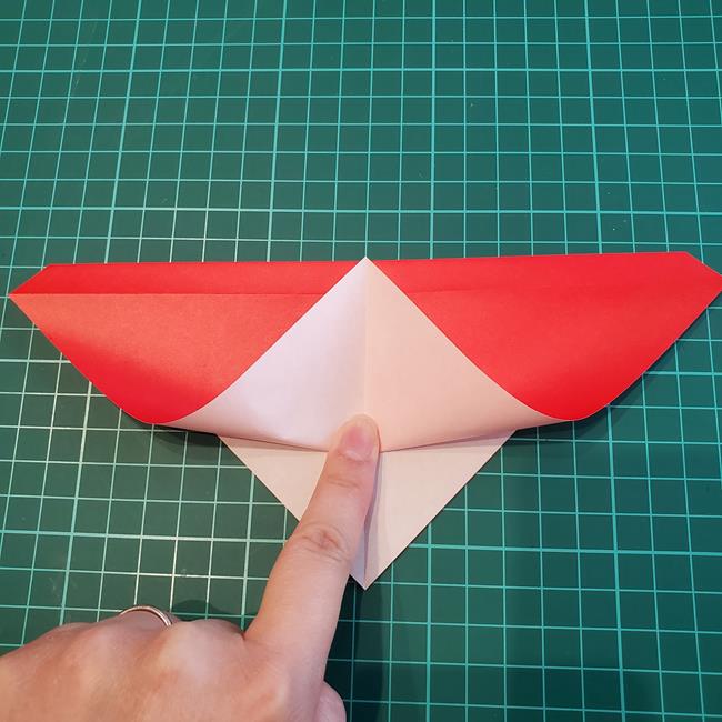 折り紙のろうそく 簡単な作り方折り方(8)