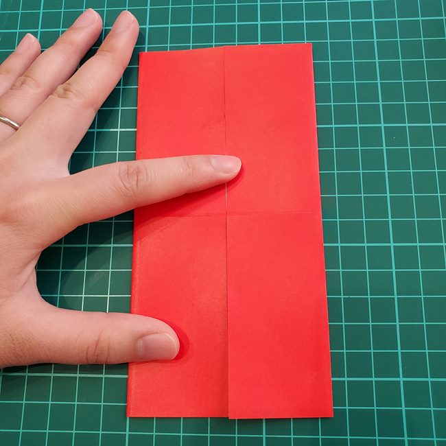 ジバニャンの折り紙 全身で体までの折り方作り方①顔(6)