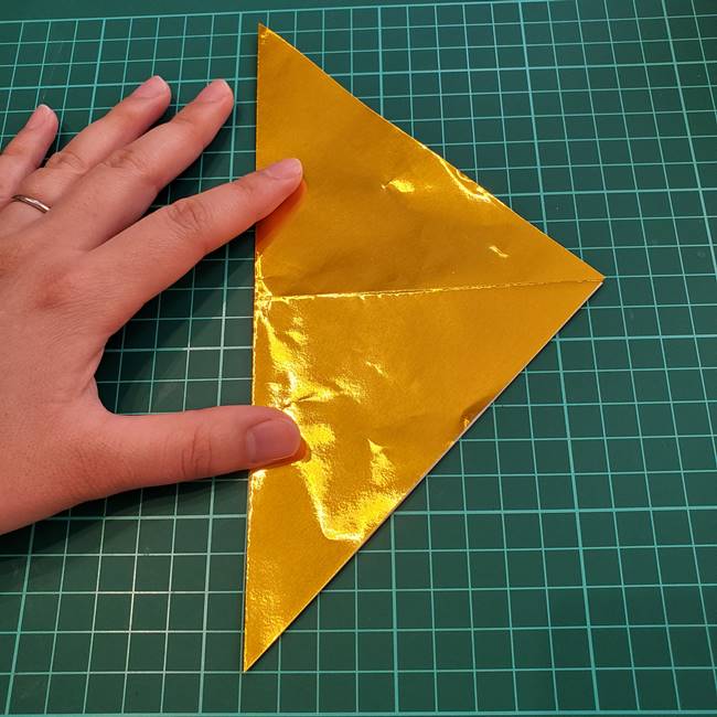 妖怪ウォッチの折り紙 ゴルニャンの折り方作り方(4)