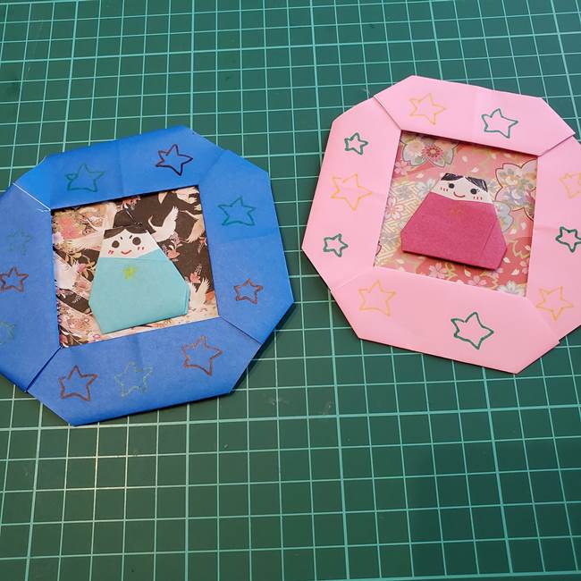 七夕飾りの折り紙 かわいいし簡単な吊るし飾りの作り方④完成(3)