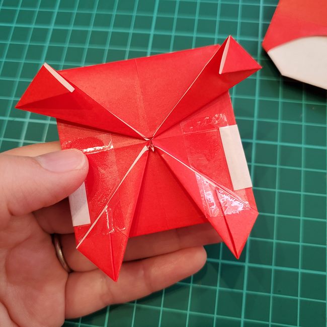 ジバニャンの折り紙 全身で体までの折り方作り方④完成(5)
