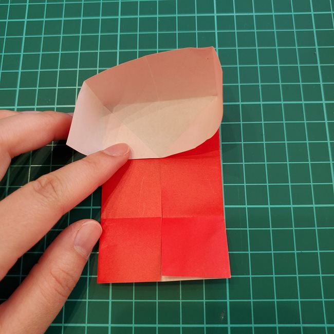 ジバニャンの折り紙 全身で体までの折り方作り方②体(7)