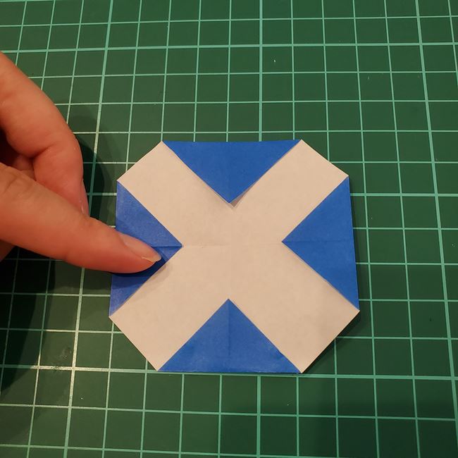 ヨーヨーの折り紙 簡単な折り方作り方(5)