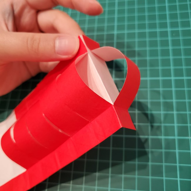 夏祭りの折り紙 ちょうちんの簡単な折り方作り方(20)