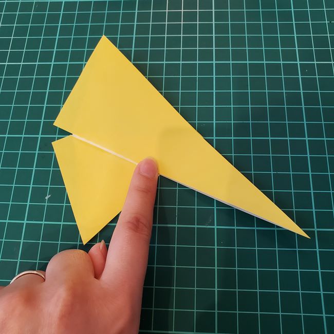 銀杏(イチョウ)の葉っぱの折り紙 作り方折り方(12)