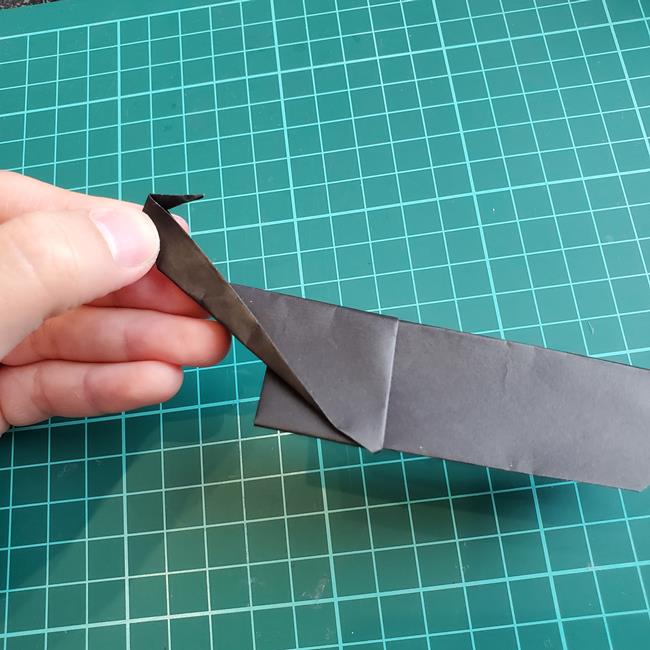 カブトムシの折り紙 簡単に一枚でつくる折り方作り方(19)