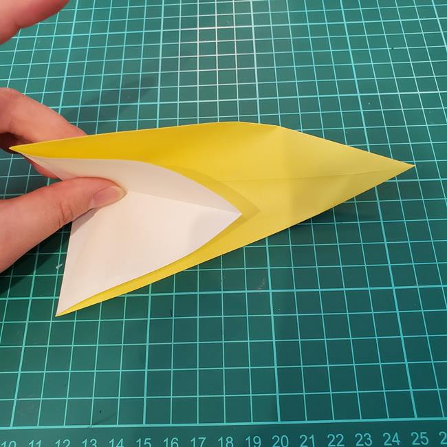 銀杏(イチョウ)の葉っぱの折り紙 作り方折り方(9)