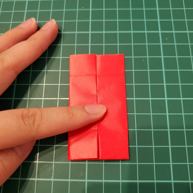 夏祭りの折り紙 ちょうちんの簡単な折り方作り方(9)