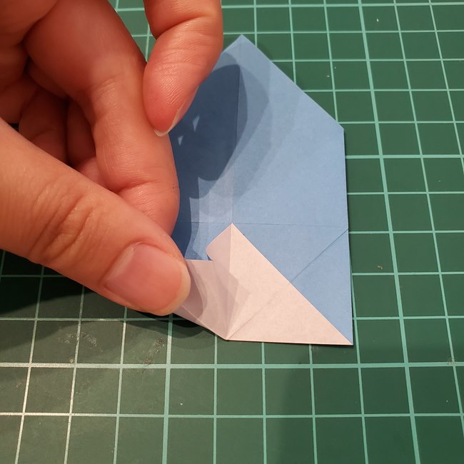 水風船の折り紙の折り方が簡単！作り方(14)