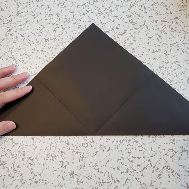 ヘラクレスオオカブトの折り紙 カブトムシをリアルに一枚でつくる折り方作り方①基本(6)
