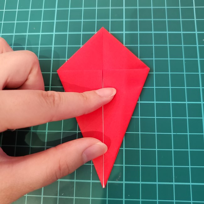 紅葉もみじの折り紙 難しい作り方折り方①基本(15)