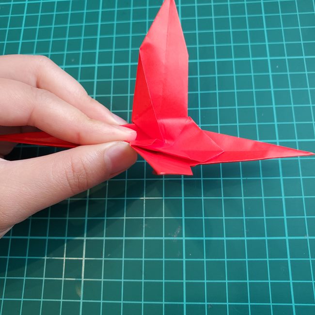 折り紙のトンボ 難しいけどリアルな作り方折り方②からだ(4)