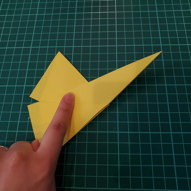 銀杏(イチョウ)の葉っぱの折り紙 作り方折り方(13)