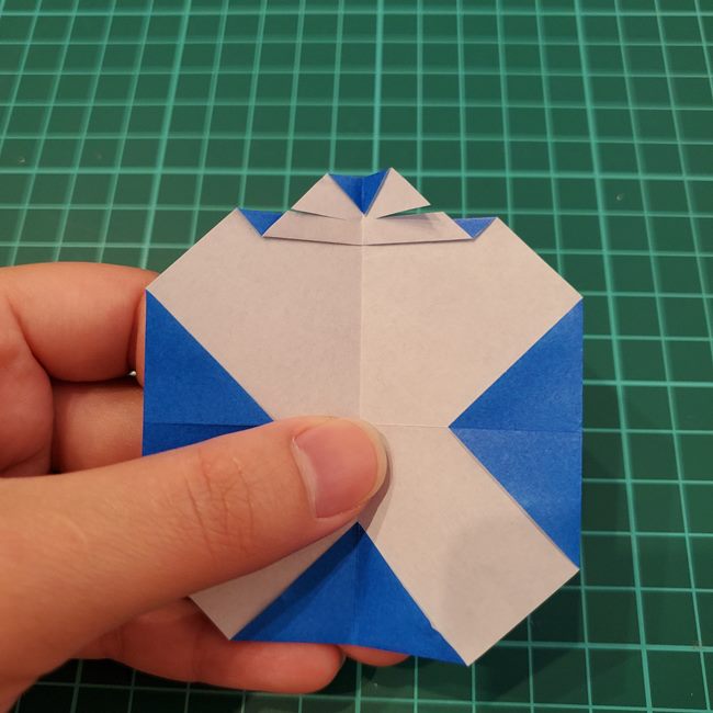 ヨーヨーの折り紙 簡単な折り方作り方(10)