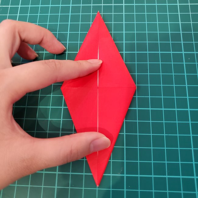 紅葉もみじの折り紙 難しい作り方折り方①基本(19)