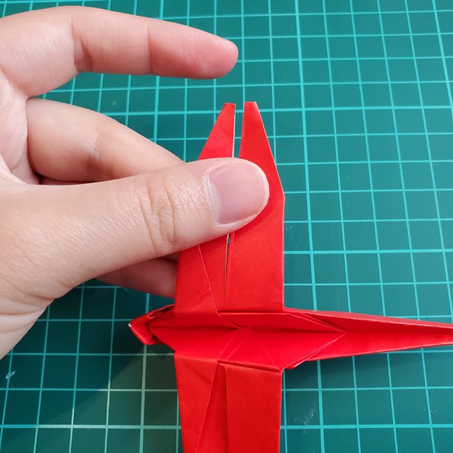 折り紙のトンボ 難しいけどリアルな作り方折り方②からだ(15)