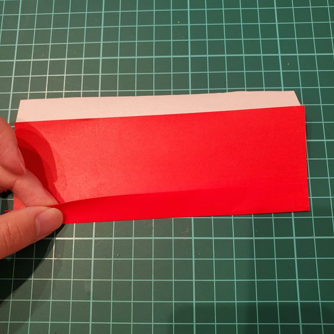 夏祭りの折り紙 ちょうちんの簡単な折り方作り方(5)