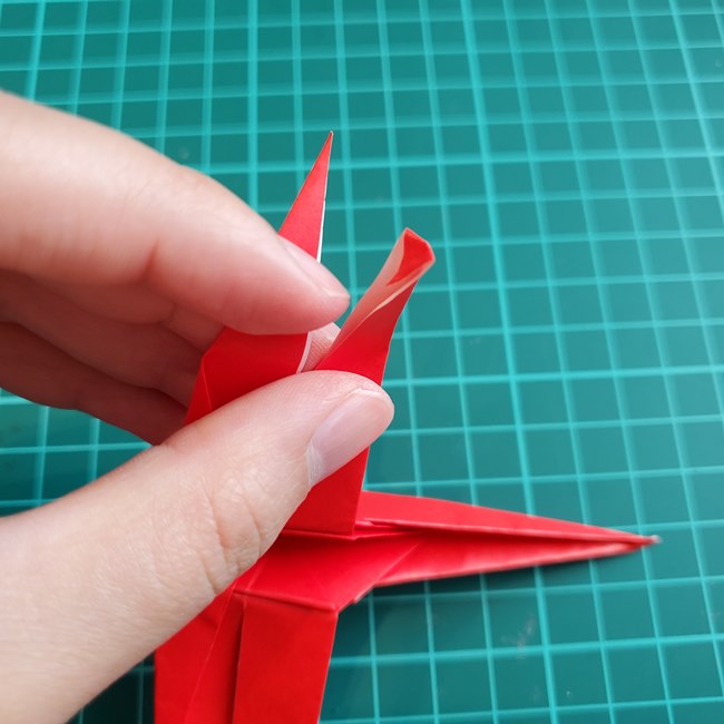 折り紙のトンボ 難しいけどリアルな作り方折り方②からだ(14)