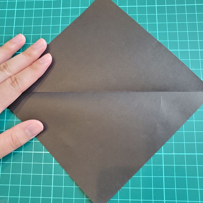 カブトムシの折り紙 簡単に一枚でつくる折り方作り方(3)