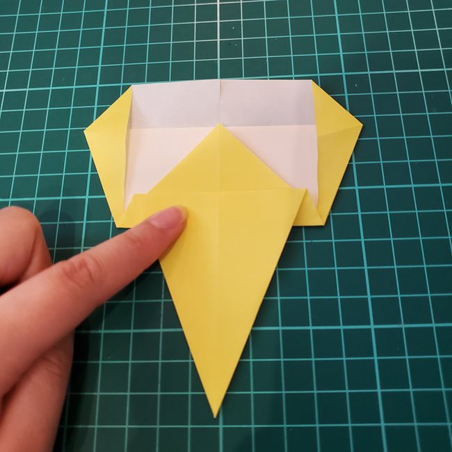 銀杏の折り紙 簡単な折り方作り方(12)