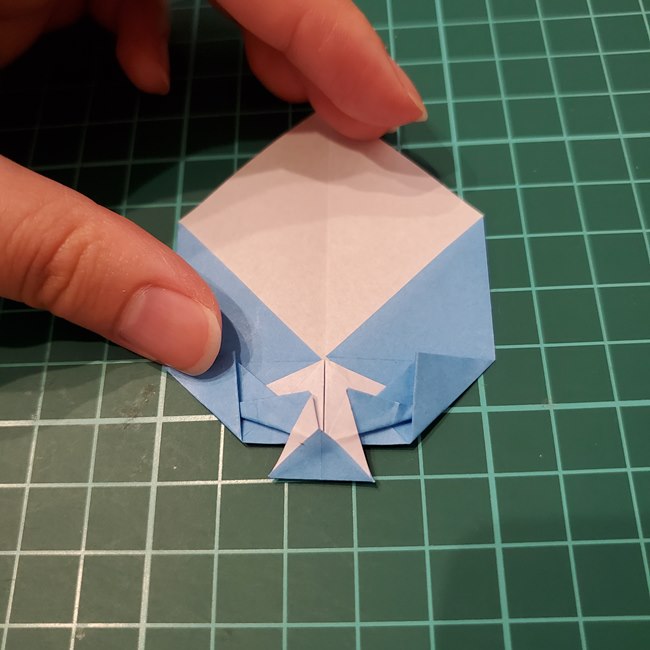 水風船の折り紙の折り方が簡単！作り方(23)